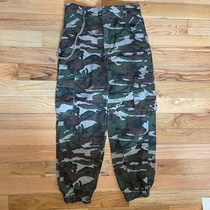 Camo Pants with Chain